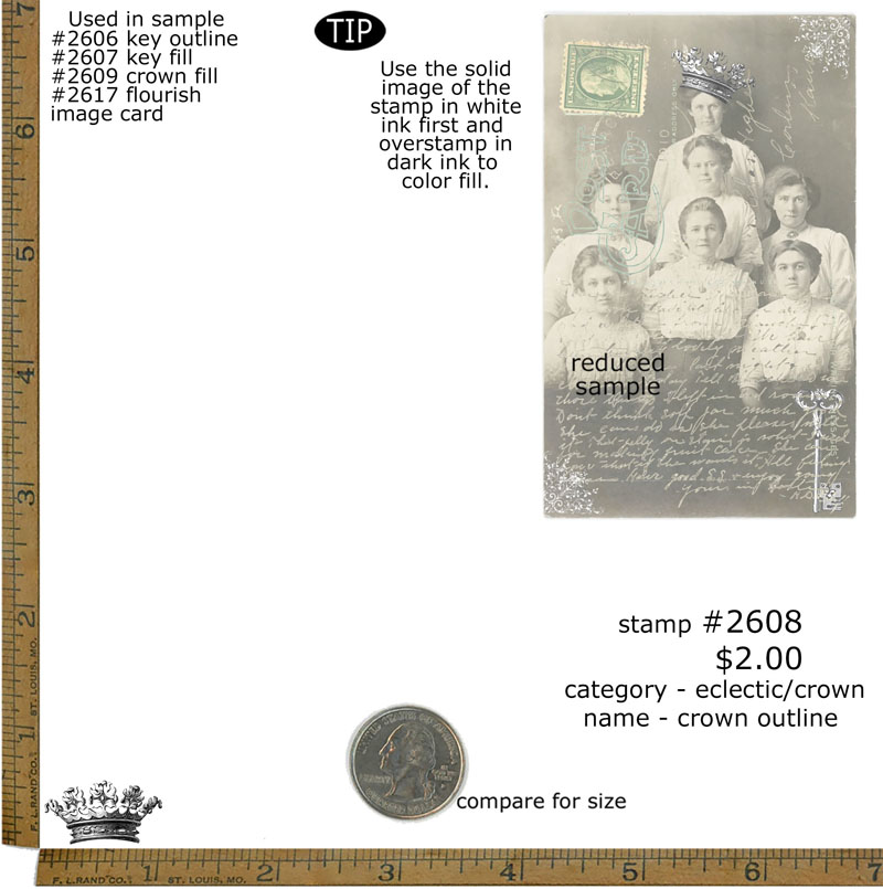 #2608 - Crown Outline - Eclectic Crown